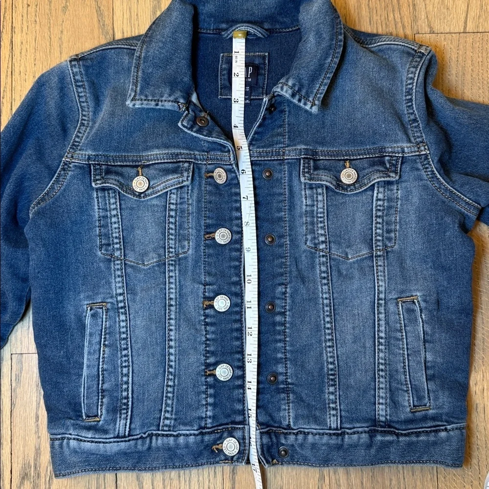 GAP Kids Girls Classic Denim Blue Jean Jacket Size X-Large